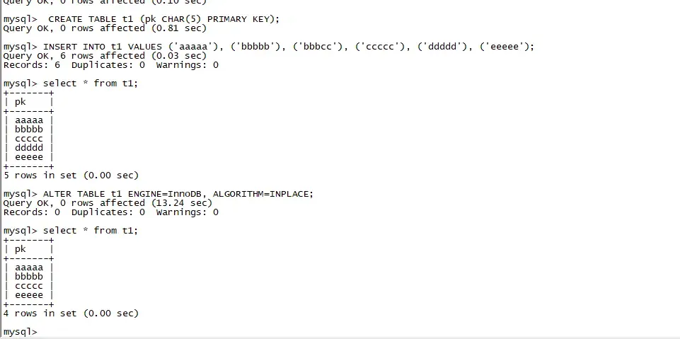 MySQL 8.0/8.4执行DDL会丢数据？是，但影响有限