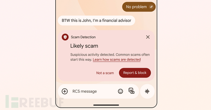 谷歌推出安卓 AI 防诈骗功能，打击对话诈骗