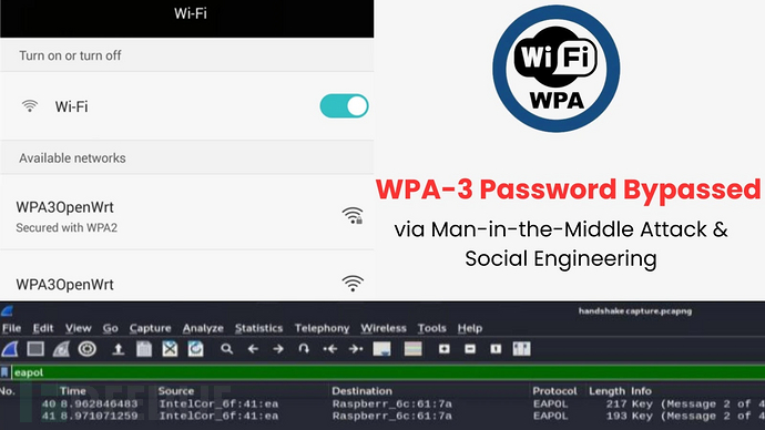 WPA3协议存在安全漏洞，黑客可获取WiFi密码
