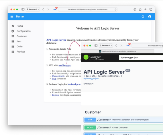 即时微服务的逻辑和安全规则
