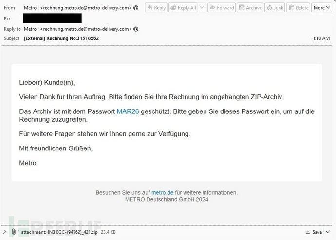 黑客疑似利用AI生成的恶意代码攻击德国企业