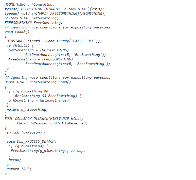 为什么动态链接库以错误的方式被卸载？