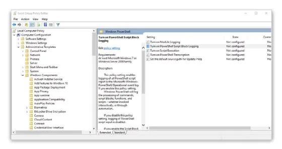 设置PowerShell脚本块日志以加强安全