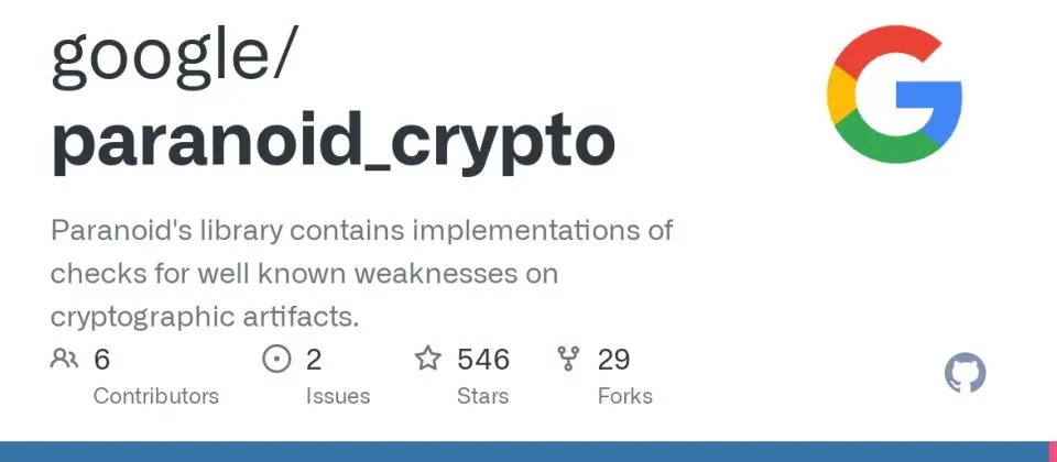 Google开源Paranoid：用于识别各种加密产品中的漏洞