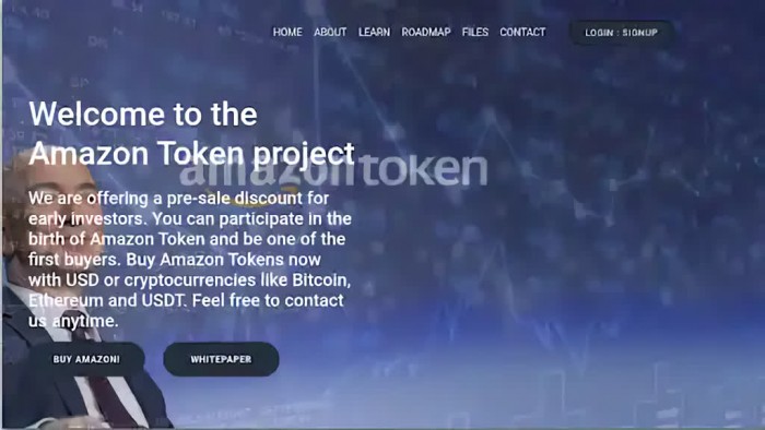 加密货币诈骗者使用假冒的亚马逊Token网站欺骗受害者