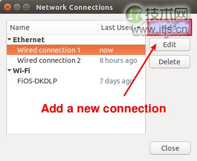 Question: 我需要在我的Ubuntu主机上建立一个Linux网桥,共享一个网卡给其他一些虚拟主机或在主机上创建的容器。我目前正在Ubuntu上使用网络管理器（Network Manager），所以最好>能使用网络管理器来配置一个网桥。我该怎么做？网桥是一个硬件装备，用来将两个或多个数据链路层（OSI七层模型中第二层）互联，以使得不同网段上的网络设备可以互相访问。当你想要互联一个主机里的多个虚拟机器或者以太接口时，就需要在Linux主机里有一个类似桥接的概念。这里使用的是一种软网桥。有很多的方法来配置一个Linux网桥。举个例子，在一个无外接显示/键盘的服务器环境里，你可以使用brct手动地配置一个网桥。而在桌面环境下，在网络管理器里也支持网桥设置。那就让我们测试一下如何用网络管理器配置一个网桥吧。要求为了避免任何问题，建议你的网络管理器版本为0.9.9或者更高，它用在 Ubuntu 15.04或者更新的版本。$ apt-cache show network-manager | grep VersionVersion: 0.9.10.0-4ubuntu15.1Version: 0.9.10.0-4ubuntu15创建一个网桥使用网络管理器创建网桥最简单的方式就是通过nm-connection-editor。这款GUI（图形用户界面）的工具允许你傻瓜式地配置一个网桥。首先，启动nm-connection-editor。$ nm-connection-editor该编辑器的窗口会显示给你一个列表，列出目前配置好的网络连接。点击右上角的“添加”按钮，创建一个网桥。接下来，选择“Bridge”（网桥）作为连接类型。现在，开始配置网桥，包括它的名字和所桥接的连接。假如没有创建过其他网桥，那么默认的网桥接口会被命名为bridge0。回顾一下，创建网桥的目的是为了通过网桥共享你的以太网卡接口，所以你需要添加以太网卡接口到网桥。在图形界面添加一个新的“桥接的连接”可以实现上述目的。点击“Add”按钮。选择“以太网”作为连接类型。在“设备的 MAC 地址”区域，选择你想要从属于网桥的接口。本例中，假设该接口是eth0。点击“常规”标签，并且选中两个复选框，分别是“当其可用时自动连接到该网络”和“所有用户都可以连接到该网络”。切换到“IPv4 设置”标签，为网桥配置DHCP或者是静态IP地址。注意，你应该为从属的以太网卡接口eth0使用相同的IPv4设定。本例中，我们假设eth0是用过DHCP配置的。因此，此处选择“自动（DHCP）”。假如eth0被指定了一个静态IP地址，那么你也应该指定相同的IP地址给网桥。最后，保存网桥的设置。现在，你会看见一个新增的网桥连接被创建在“网络连接”窗口里。因为已经从属与网桥，以前配置好的有线连接 eth0 就不再需要了，所以去删除原来的有线连接吧。这时候，网桥连接会被自动激活。从指定给eth0的IP地址被网桥接管起，你将会暂时丢失一下连接。当IP地址赋给了网桥，你将会通过网桥连接回你的以太网卡接口。你可以通过“Network”设置确认一下。同时，检查可用的接口。提醒一下，网桥接口必须已经取代了任何你的以太网卡接口拥有的IP地址。就这么多了，现在，网桥已经可以用了。