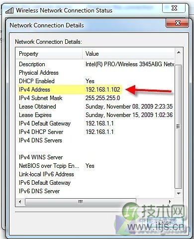 windows 7系统中查看IP地址的方法(图文)