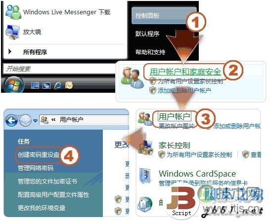Win 7 系统里防止登录密码丢失的方法
